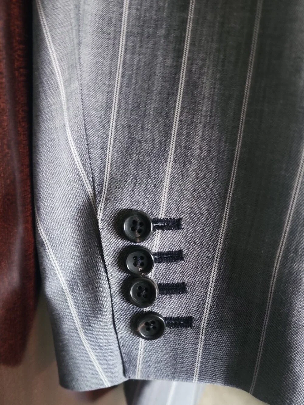 Canali Grey Pinstripe Two-Piece Suit